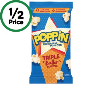 Poppin-Microwave-Popcorn-85-100g on sale