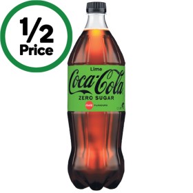 Coca-Cola-Zero-Sugar-or-Diet-Soft-Drink-Varieties-125-Litre on sale