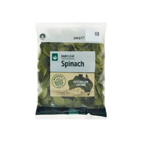 Australian-Baby-Spinach-or-Baby-Spinach-Rocket-120g-Pack on sale