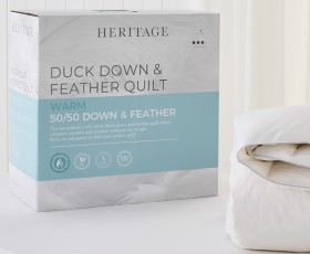 Heritage-5050-Duck-Down-and-Feather-Quilt on sale