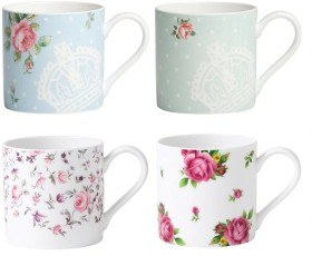 Royal-Albert-Tea-Party-Casual-Mugs-Set-of-4 on sale