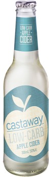 Castaway-Low-Carb-Apple-Cider-Bottles-330mL on sale