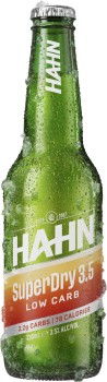 Hahn-Super-Dry-35-Bottle-330mL on sale