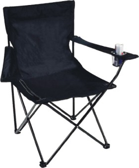 Adult-Camp-Chair-with-Drink-Holder-Carry-Bag-48x81x81cm on sale