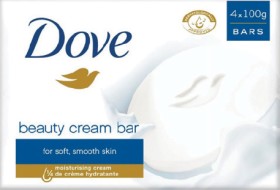 Dove-Soap-4-Pack-100g-White on sale