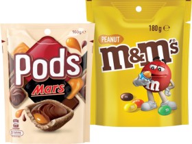 MMs-Pods-Maltesers-or-Skittles-Pack-120200g-Selected-Varieties on sale