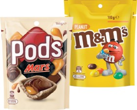 MMs-Pods-Maltesers-or-Skittles-Pack-120-200g-Selected-Varieties on sale