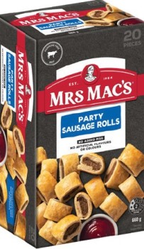 Mrs-Macs-Mini-Sausage-Rolls-20-Pack-or-Beef-Pies-12-Pack on sale