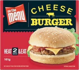 On-The-Menu-Burger-161-165g-Selected-Varieties on sale