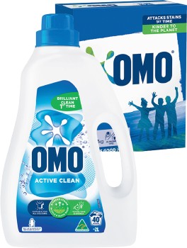 OMO-Laundry-Liquid-2-Litre-or-Powder-2kg-Selected-Varieties on sale
