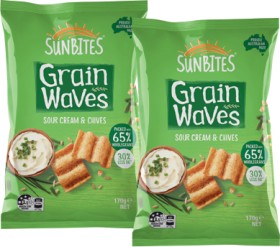 Sunbites-Grain-Waves-Wholegrain-Chips-170g-Selected-Varieties on sale