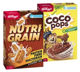 Kelloggs-Nutri-Grain-290g-or-Coco-Pops-375g on sale