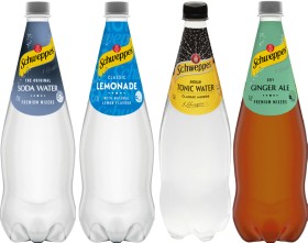 Schweppes-Mixers-Mineral-Water-or-Soft-Drink-11-Litre on sale
