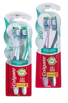 Colgate-360-Degree-Toothbrush-2-Pack on sale