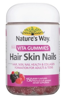 Natures-Way-Adult-Vita-Gummies-Hair-Skin-Nails-150-Pack on sale