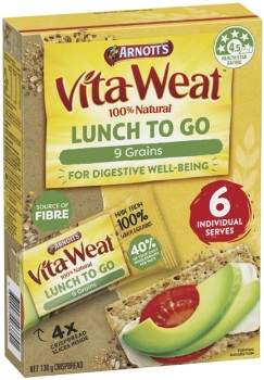 Arnotts-Vita-Weat-Lunch-To-Go-Crispbread-138g on sale