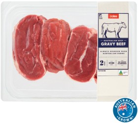 Coles-Australian-No-Added-Hormones-Gravy-Beef-800g on sale