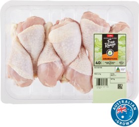 Coles-Free-Range-RSPCA-Approved-Chicken-Drumsticks on sale