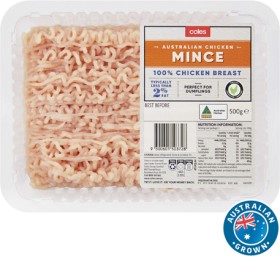 Coles-RSPCA-Approved-Chicken-Breast-Mince-500g on sale