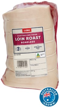 Coles-Australian-Pork-Loin-Roast-Boneless on sale