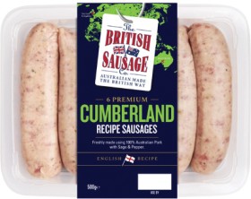 British-Sausages-Co-Sausages-450g-500g on sale
