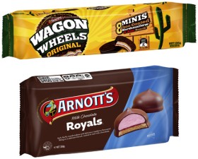 Arnotts-Wagon-Wheel-or-Royals-Milk-Chocolate-Biscuits-190g-200g on sale