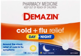 Demazin-Cold-Flu-Relief-Day-Night-24-Tablets on sale