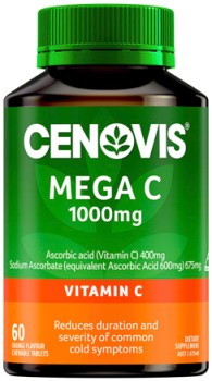Cenovis-Mega-C-1000mg-Orange-60-Chewable-Tablets on sale