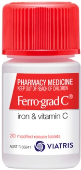 Ferro-Grad-C-Iron-Vitamin-C-30-MR-Tablets on sale