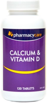 Pharmacy-Care-Calcium-Vitamin-D-120-Tablets on sale