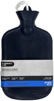 Pharmacy-Care-Hot-Water-Bottle-Navy-2-Litre on sale