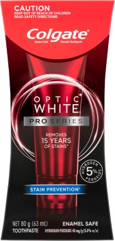Colgate-Optic-White-Toothpaste-Pro-Series-5-80g on sale