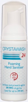 Crystawash-24-Foaming-Hand-Sanitiser-50mL on sale
