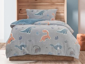 Kids-House-Teddy-Glow-in-the-Dark-Stompy-Quilt-Cover-Set on sale