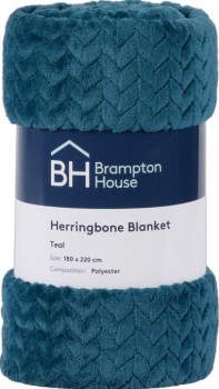 50-off-Brampton-House-Herringbone-Blanket on sale