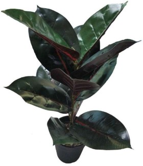 30-off-Artificial-Rubber-Plant-Green-45cm on sale