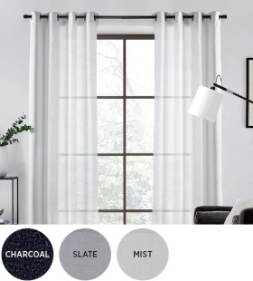 NEW-Urban-Sheer-Eyelet-Curtains on sale