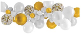 Artwrap-Balloon-Garland-40-Pack-White-Gold on sale