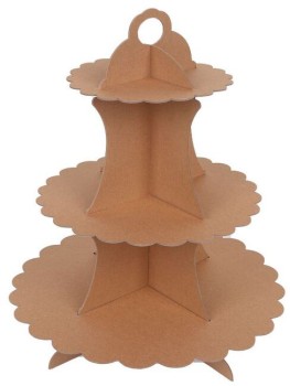 Multi-Tiered-Cardboard-Cupcake-Stand on sale