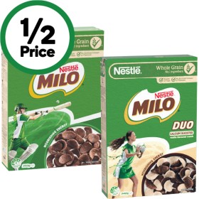 Nestle-Milo-Cereal-350g-or-Milo-Duo-Cereal-340g on sale