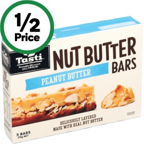 Tasti-Nut-Butter-Bars-175-200g-Pk-5 on sale