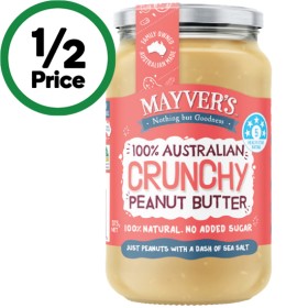 Mayvers-Peanut-Butter-375g on sale