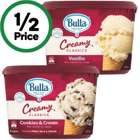 Bulla-Creamy-Classics-2-Litre-From-the-Freezer on sale