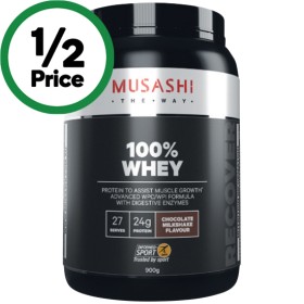 Musashi-100-Whey-Protein-Powder-900g on sale