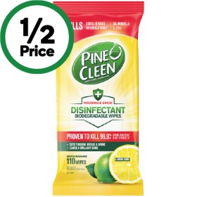 Pine-O-Cleen-Disinfectant-Cleaning-Wipes-Pk-110 on sale