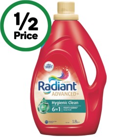 Radiant-Advanced-Laundry-Liquid-18-Litre-or-Powder-18-kg on sale