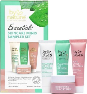 By-Nature-Essentials-Skincare-Minis-Sampler-Set on sale