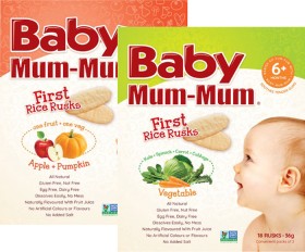 Baby-Mum-Mum-Rice-Rusks-Vegetable-36g-or-First-Rice-Rusks-Apple-Pumpkin-36g on sale
