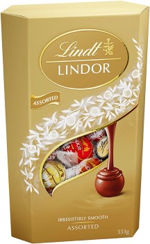 Lindt-Lindor-Cornet-333g-Assorted on sale