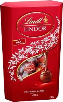 Lindt-Lindor-Cornet-333g-Milk on sale